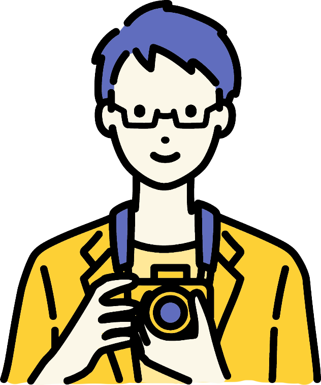 カメラマンのイラスト